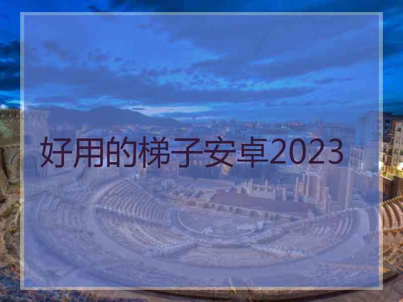 好用的梯子安卓2023